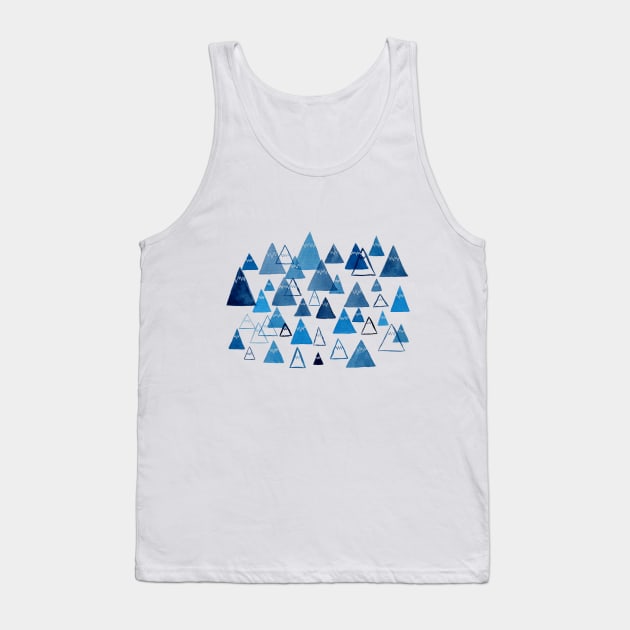 Blue Mountain Peaks Tank Top by LittleInkings